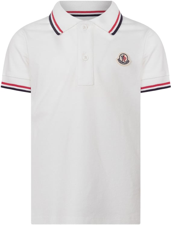 Moncler Polo con Profili a Righe