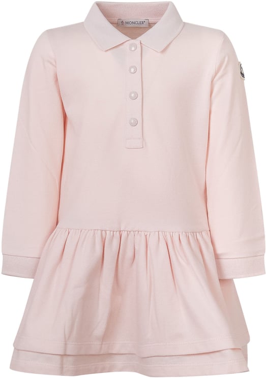 Moncler Abito Polo con Gonna Arricciata