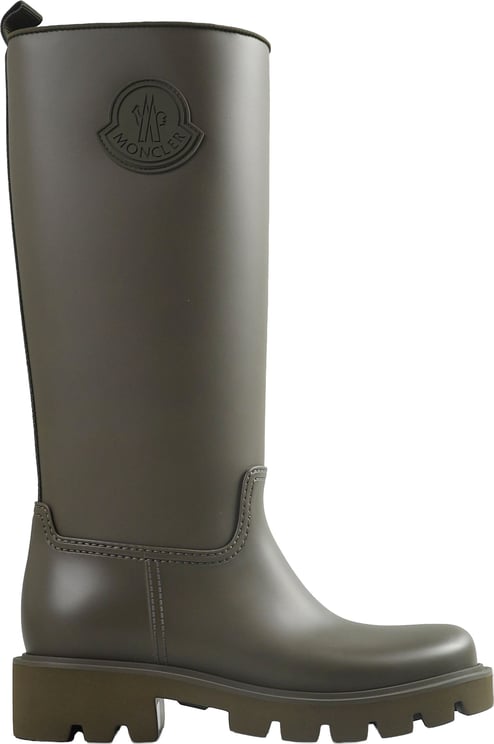 Moncler MONCLER KICKSTREAM HOGE REGENLAARZEN Legergroen DAMESSCHOENEN
