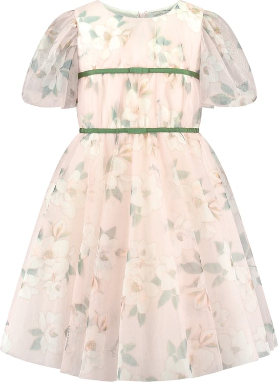 Monnalisa Abito Midi Tulle Magnolia