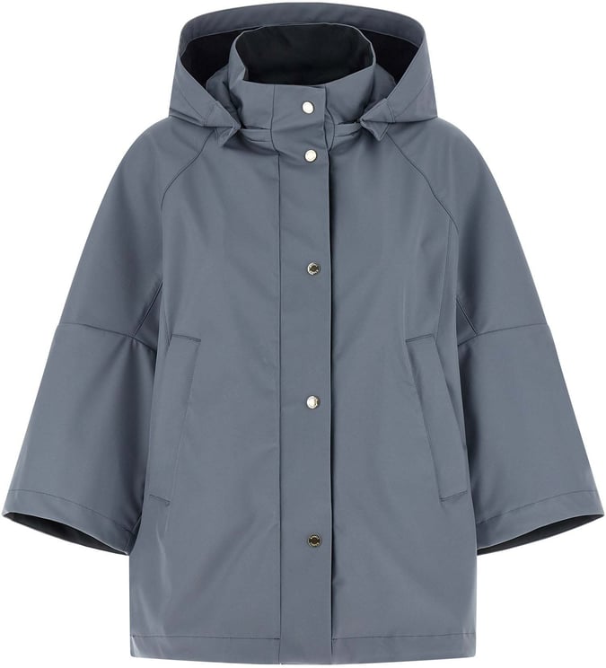 Moorer MooRER Blue Polyester Shell Jacket
