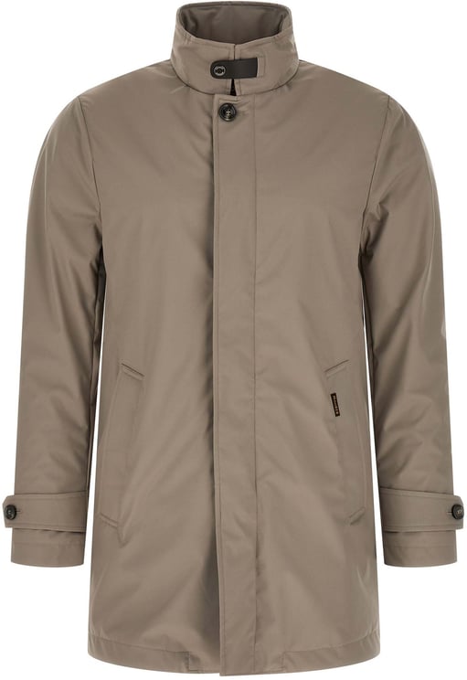 Moorer MooRER Gray Polyester Shell Jacket