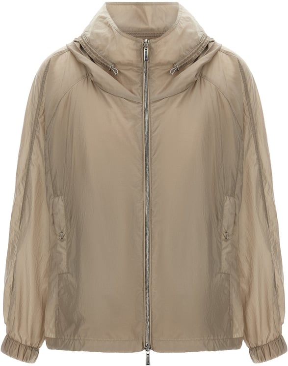 Moorer MooRER Beige Polyester Shell Jacket