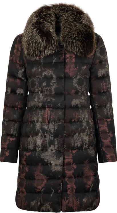 Moorer Coat with fur in elegant design