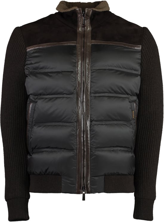 Moorer Andras padded bomber jacket