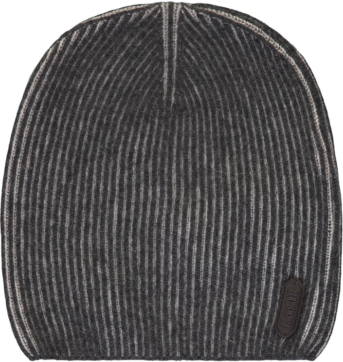 Moorer Dark gray knitted cap