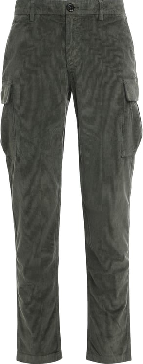 Moorer Cargo pants in dark green color with a casual and versatile design.