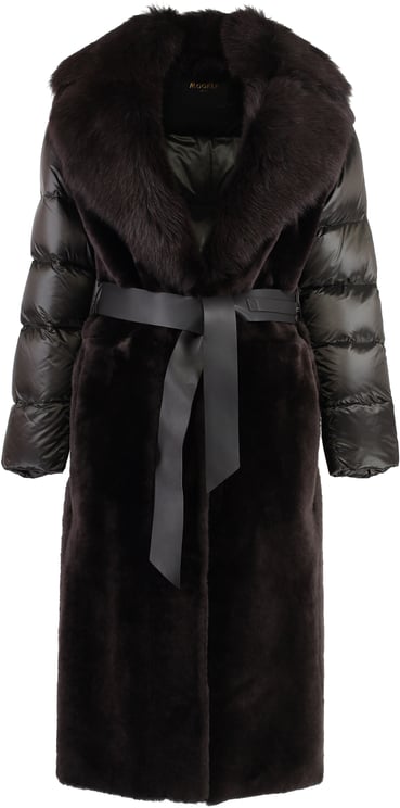 Moorer Duero fur and leather jacket