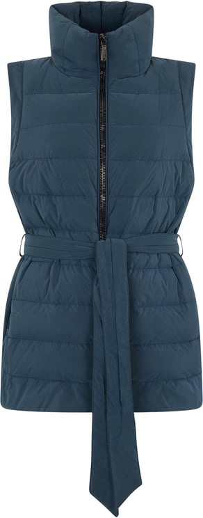 Moorer Stylish padded gilet with front closure
