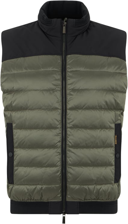 Moorer Modern padded gilet for mid seasons