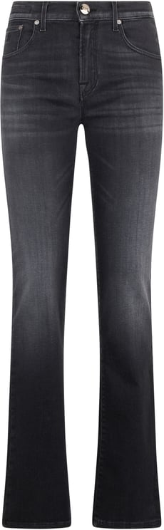 Moorer Black flared jeans elegant for any occasion.