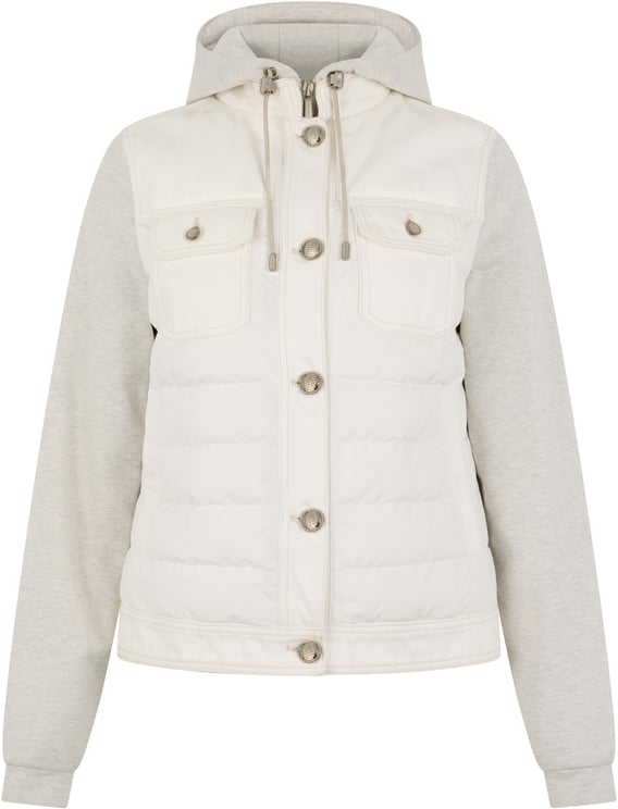 Moorer Light jacket with hood, modern and versatile style ideal for the mid-seasons.