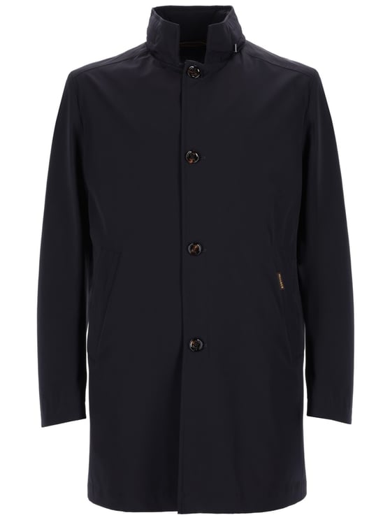 Moorer Hektor-Kn Matte Tailored Polyamide Coat