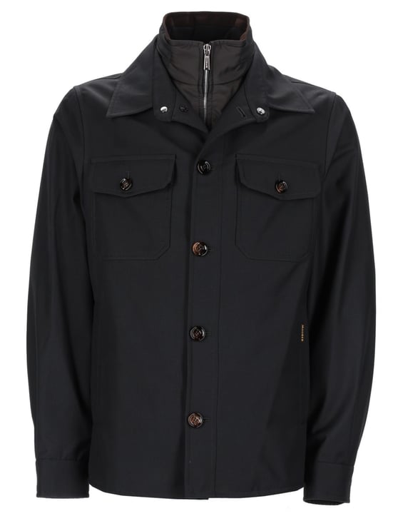 Moorer Dulac Polyester Zippered Layer Jacket