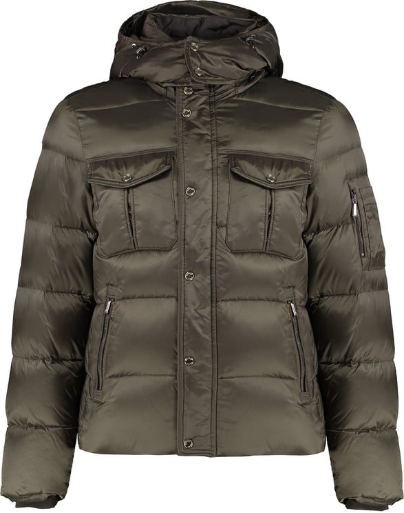 Moorer Nevio hooded down jacket