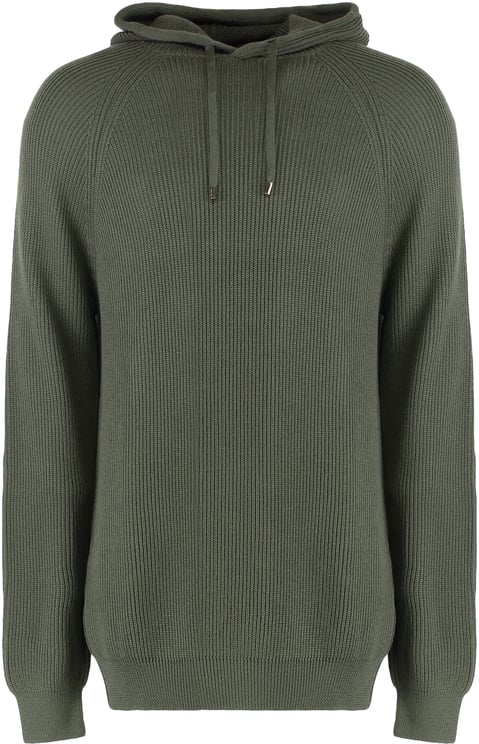 Moorer Nolan knitted hoodie