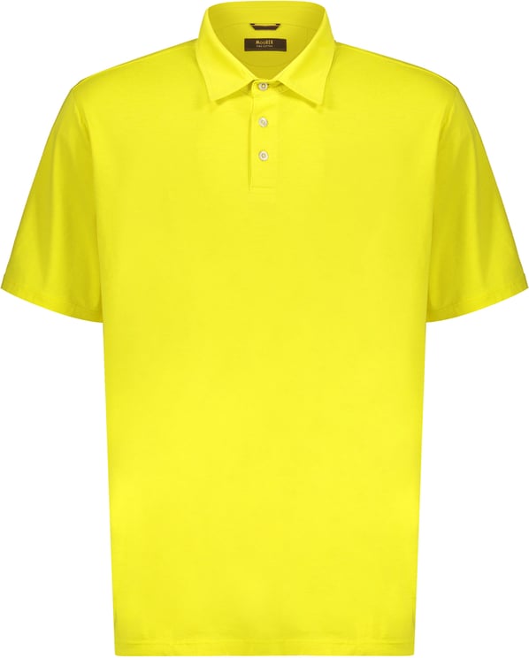 Moorer Short sleeve polo in cotton