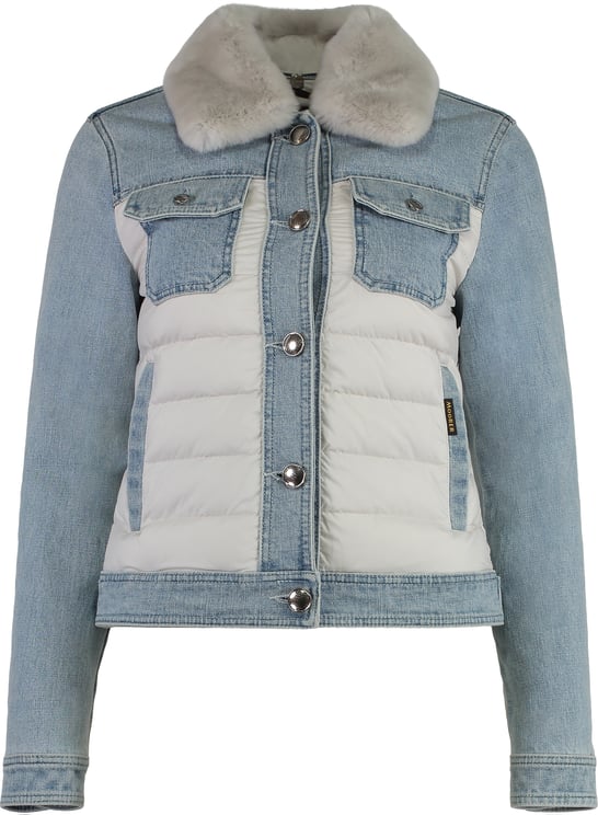 Moorer Petunia padded front panel jacket