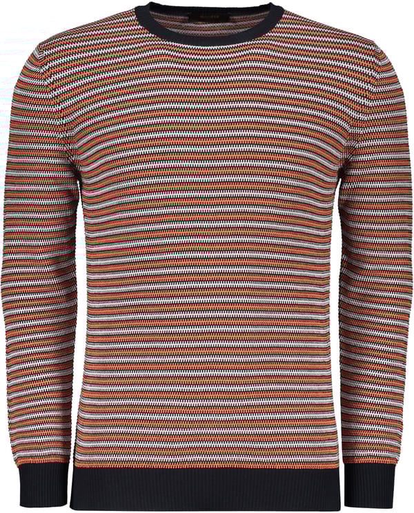 Moorer Striped cotton sweater