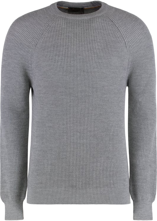 Moorer Crew neck sweater in wool