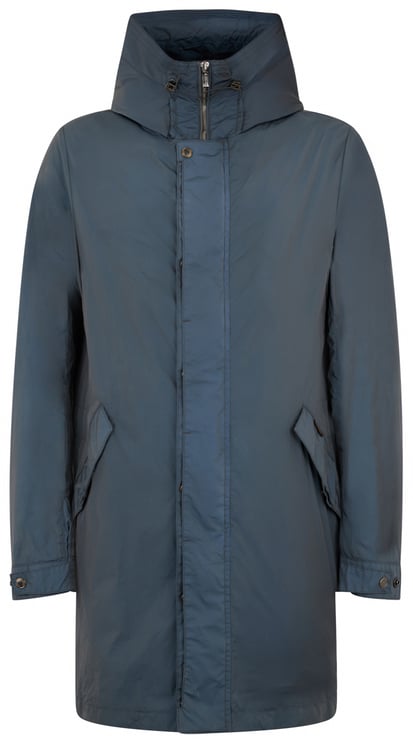 Moorer Elegant and functional dark gray parka
