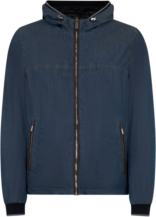 Moorer Padded denim jacket, modern and versatile style