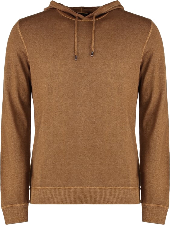 Moorer Zane knitted hoodie