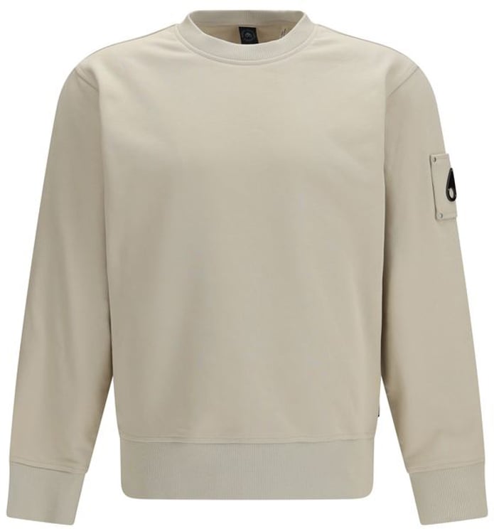 Moose Knuckles Moose Knuckles Beige Cotton Sweatshirt