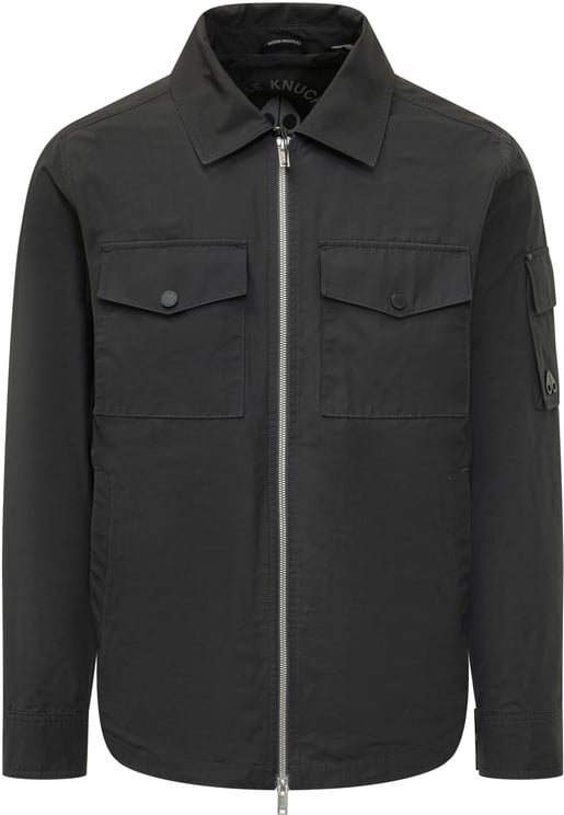 Moose Knuckles Giacca con Zip e Tasche con Patta