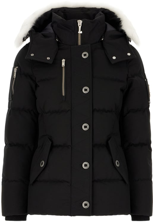 Moose Knuckles Moose Knuckles Black cotton blend down jacket