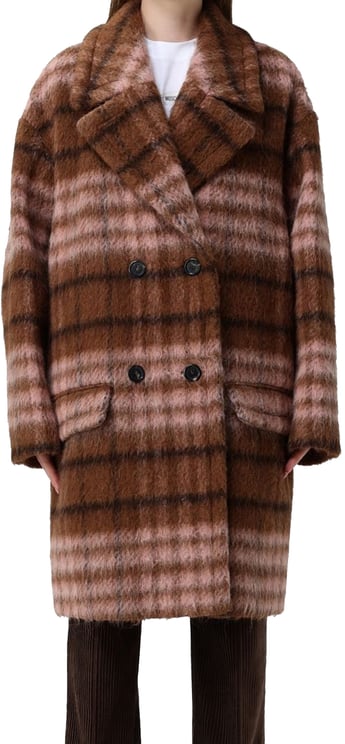 Moschino Coats Fantasia Marrone