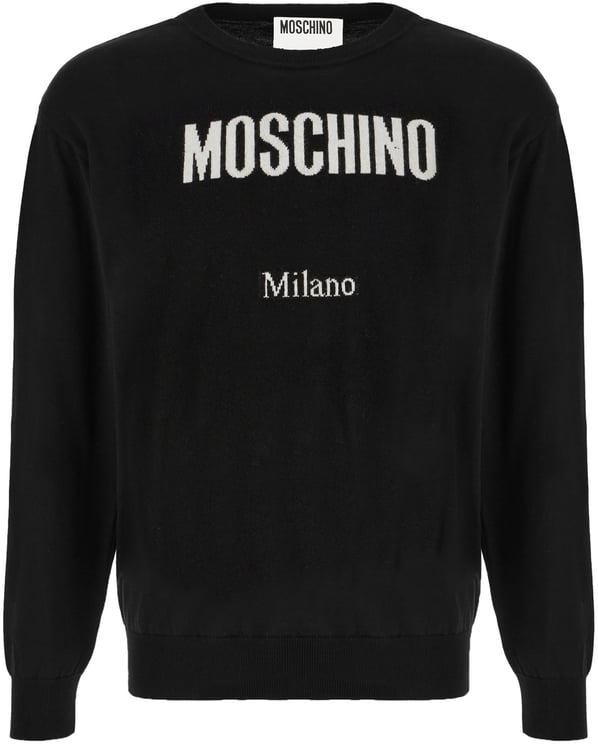 Moschino Moschino Black nylon blend sweater