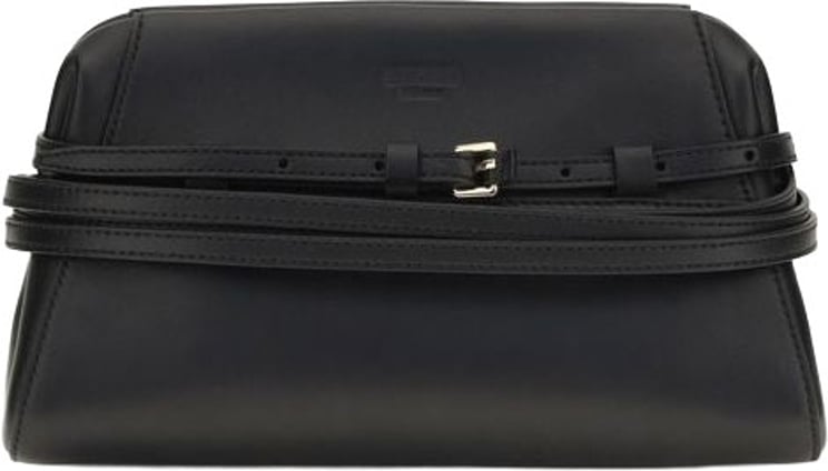 Moschino Moschino Black Goatskin Clutch Bag