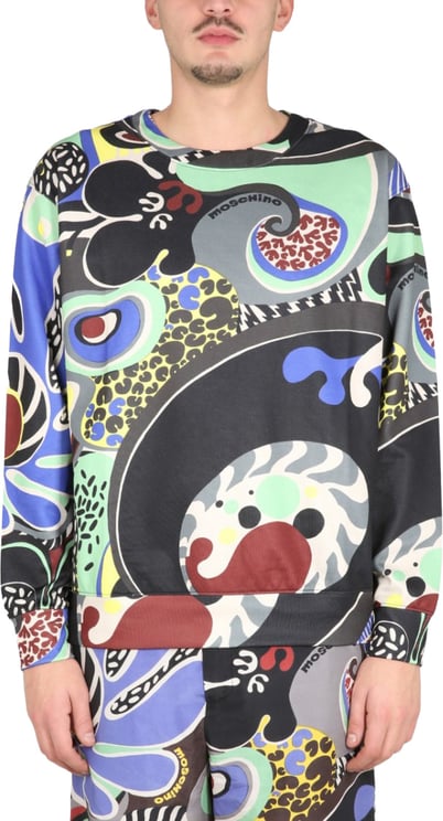 Moschino Psychedelic Print Sweatshirt