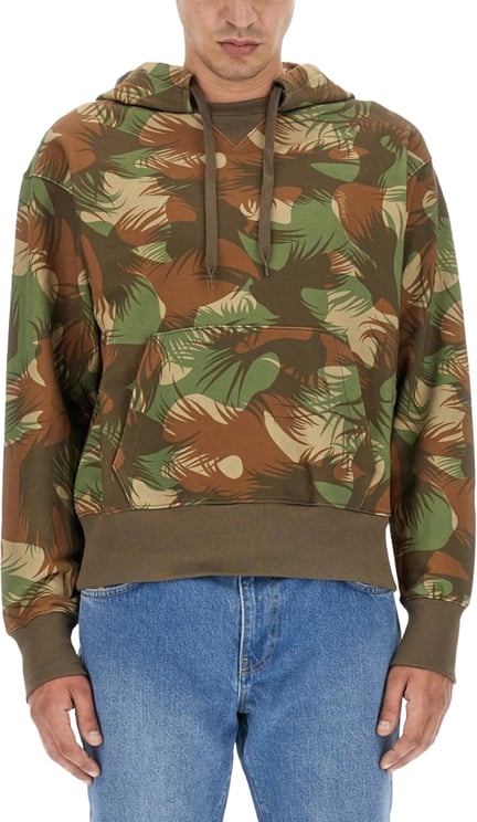 Moschino Relaxed Fit Camouflage Sweatshirt