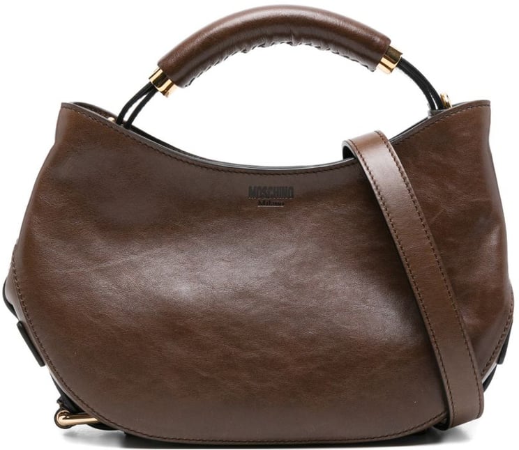Moschino Crescent-Shaped Silk And Nylon Bag