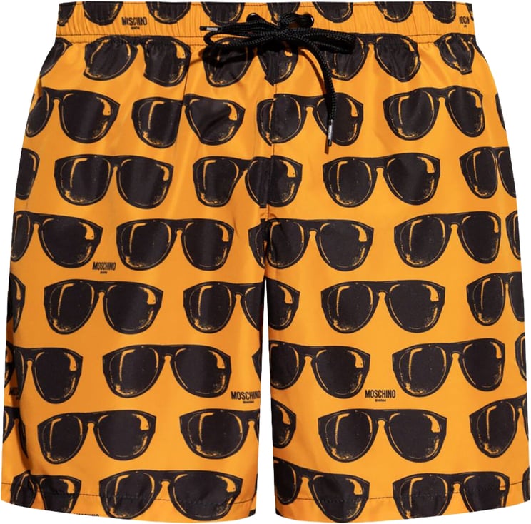 Moschino Amber Orange Swim Shorts