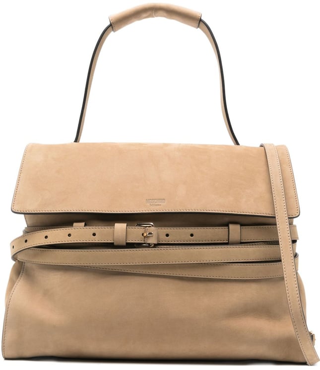 Moschino Structured Top Handle Bag