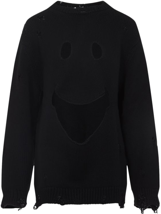 Moschino Moschino Smile Cropped Sweater