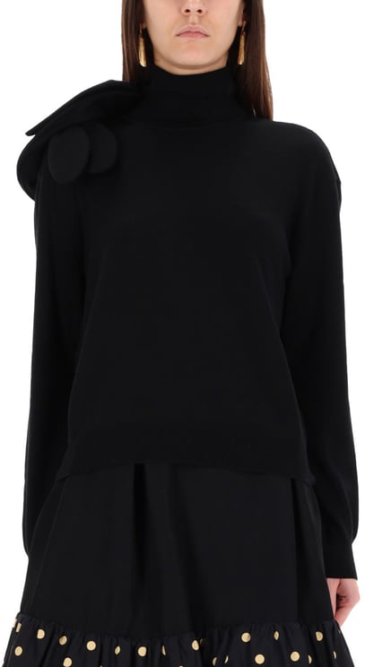 Moschino MESH WITH FLOWER DETAIL