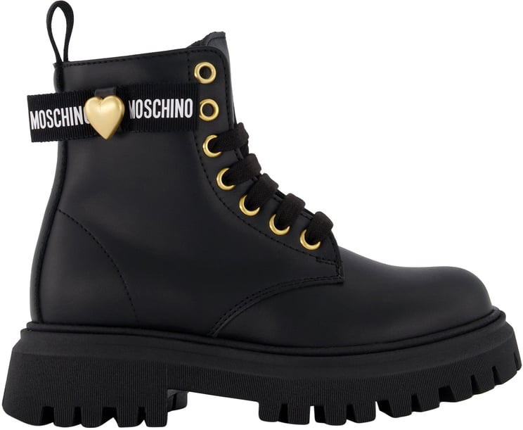 Moschino Moschino Meisjes Sneakers In Zwart