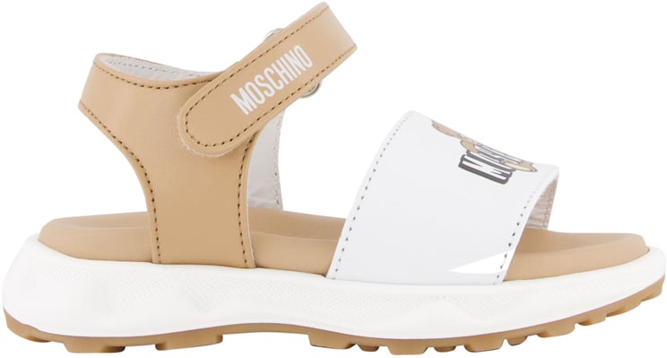 Moschino Moschino Unisex Sandalen In Beige