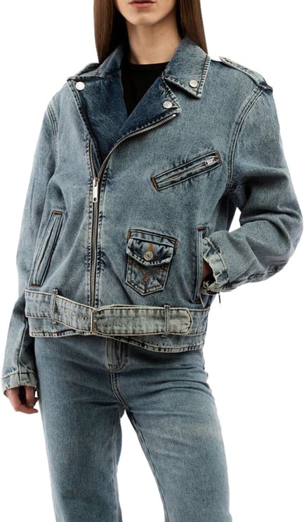Moschino Moschino Multicolor Cotton Denim Jacket