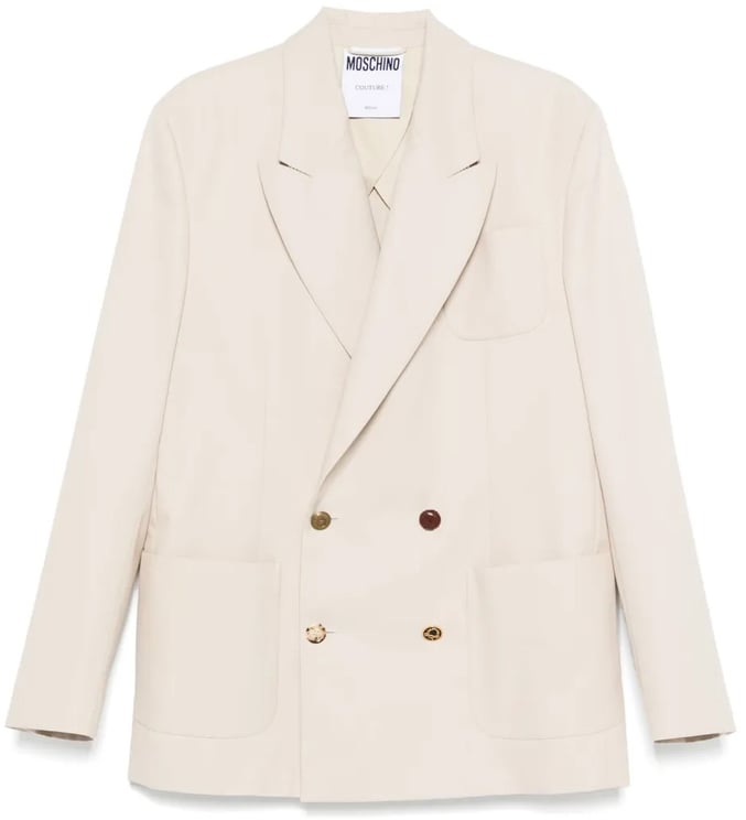 Moschino Structured Tailored Jacket With Refined Silhouette