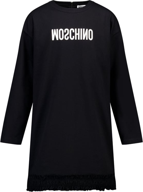 Moschino Moschino Kinder Meisjes Jurk In Zwart