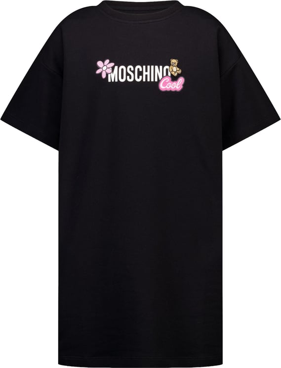 Moschino Moschino Kinder Meisjes Jurk In Zwart