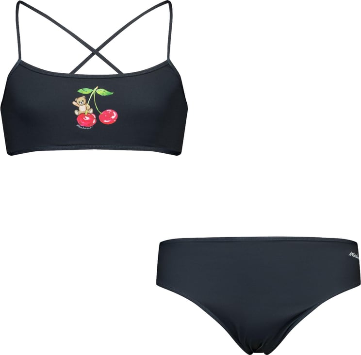 Moschino Moschino Kinder Meisjes Zwemkleding In Zwart