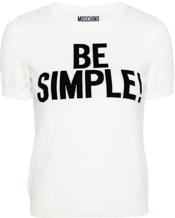 Moschino Sweaters White