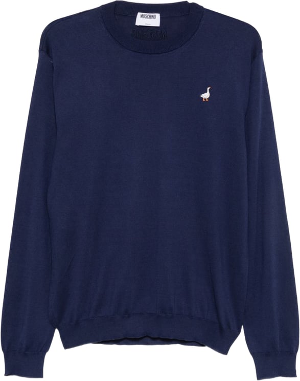 Moschino Sweaters Blue