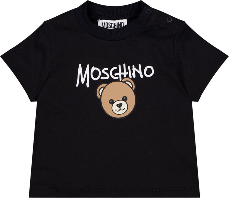 Moschino Moschino Baby Unisex T-Shirt In Zwart